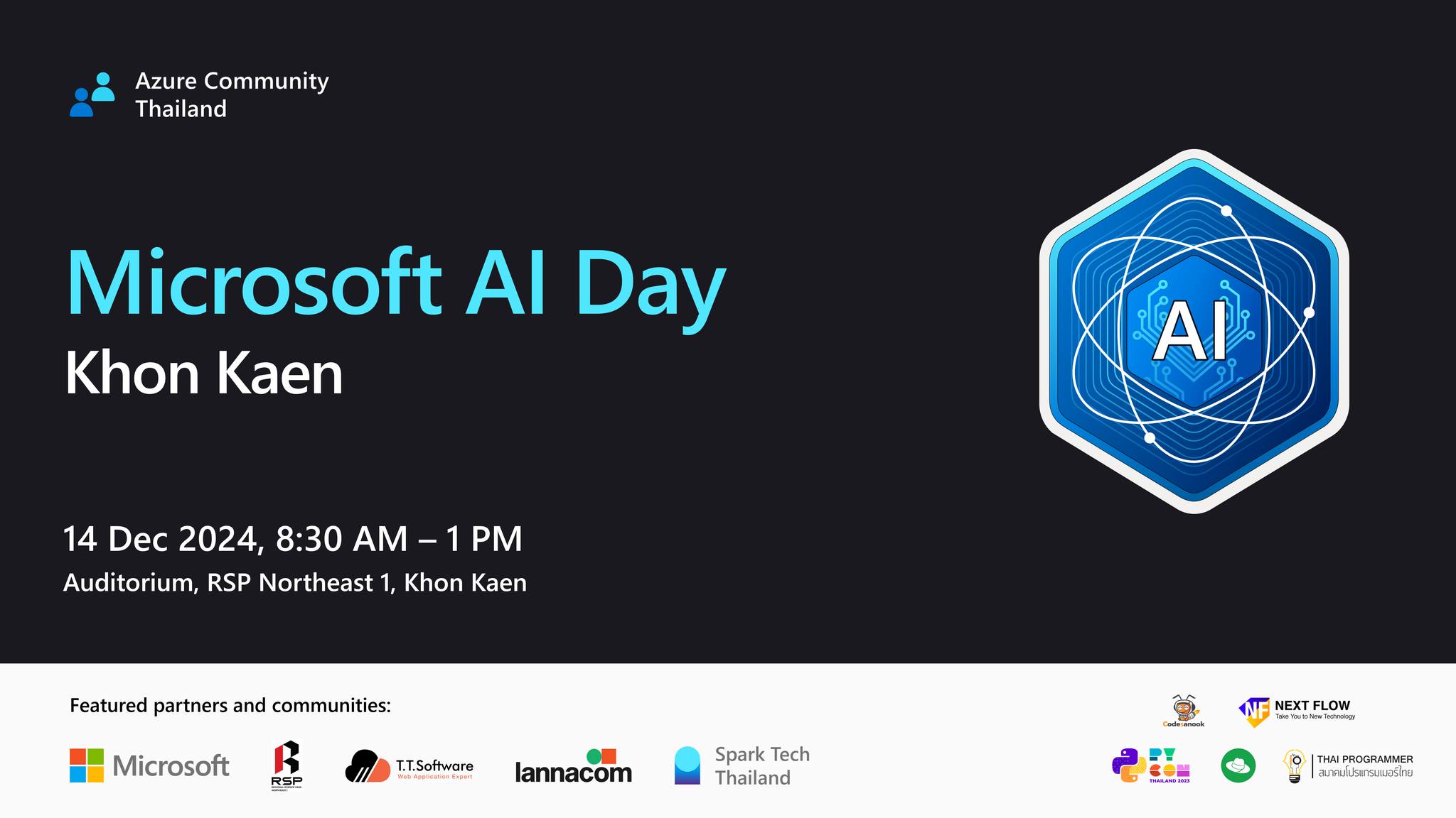 Microsoft AI Day in Khon Kaen