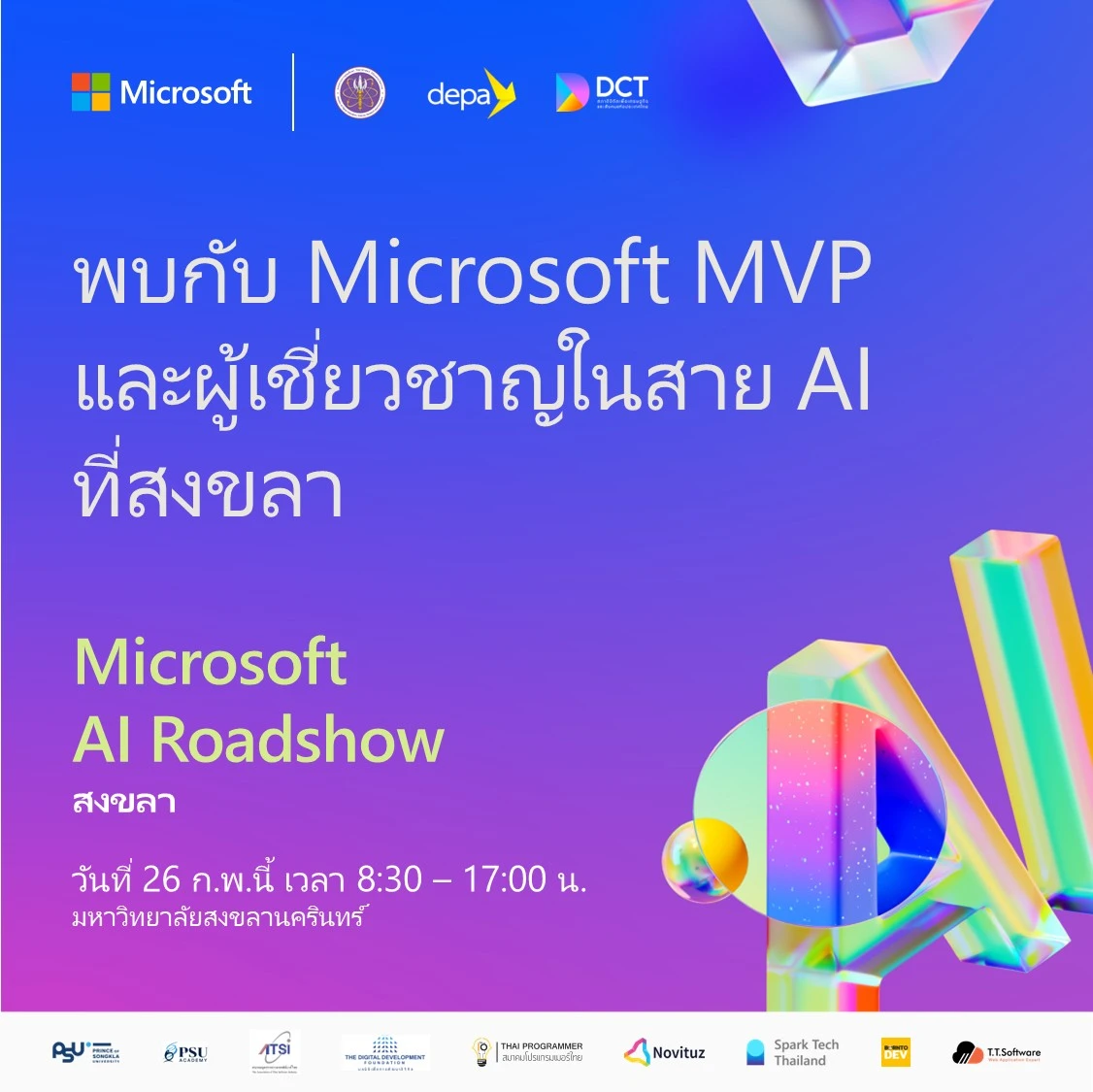 Microsoft AI Roadshow in Songkhla
